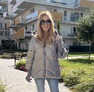Csilla kabát gyöngyház lila – Innova Fashion